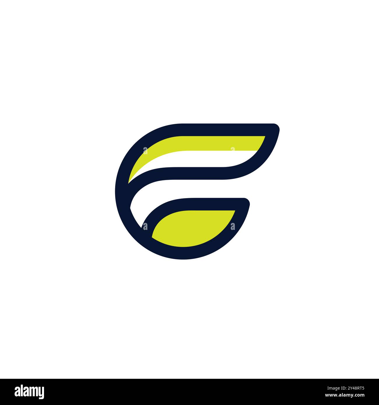 G Leaf Logo Modern Design. Letter G Icon Stock Vector