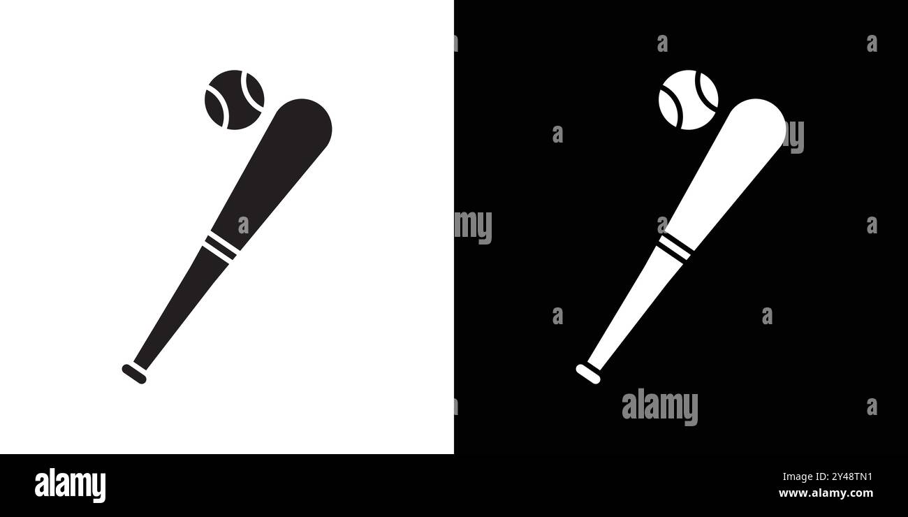 baseball sports icon Black line art vector in black and white outline ...