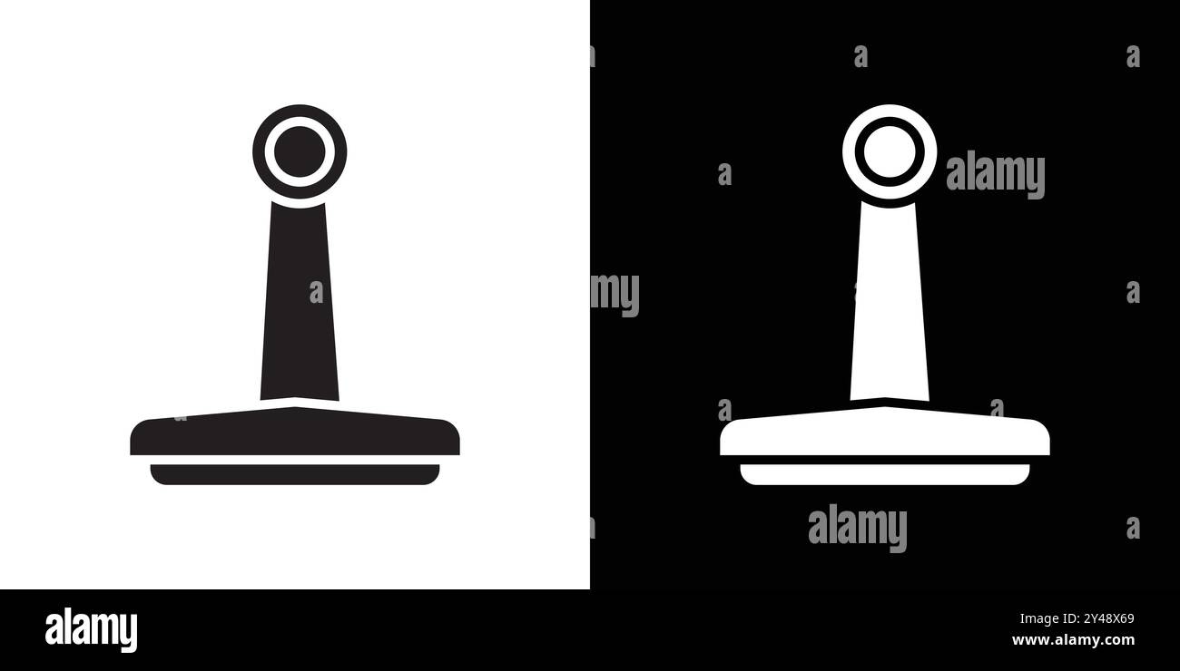 stamp icon Black line art vector in black and white outline set ...