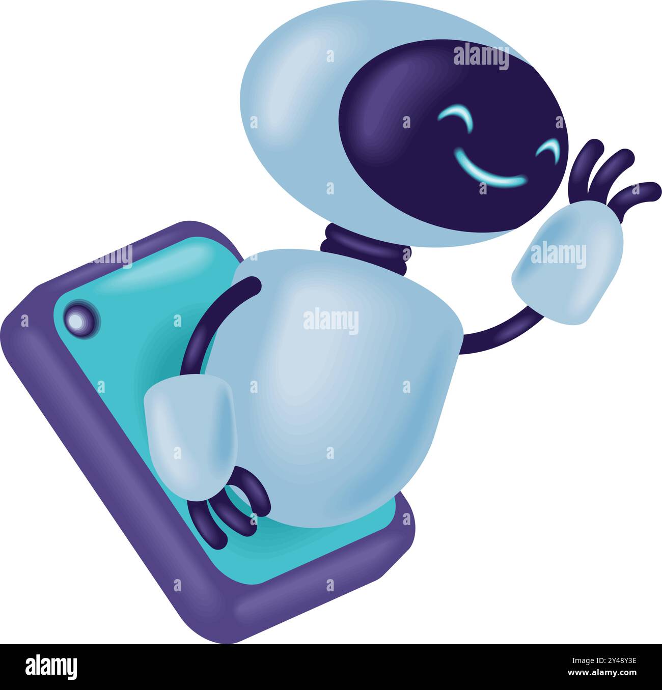 artificial intelligence chatbot support Stock Vector Image & Art - Alamy
