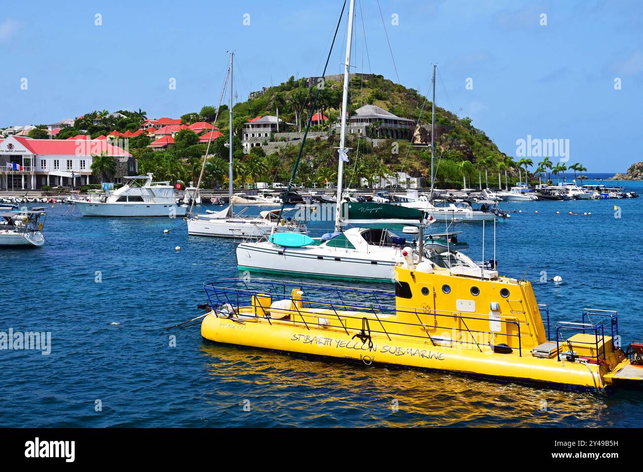 FRANCE. SAINT-BARTHELEMY ISLAND (977). GUSTAVIA. THE TOURISTICAL SAINT ...