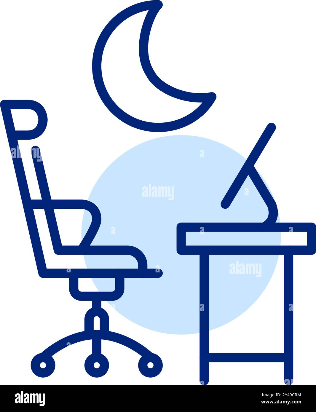 Moon work Stock Vector Images - Alamy