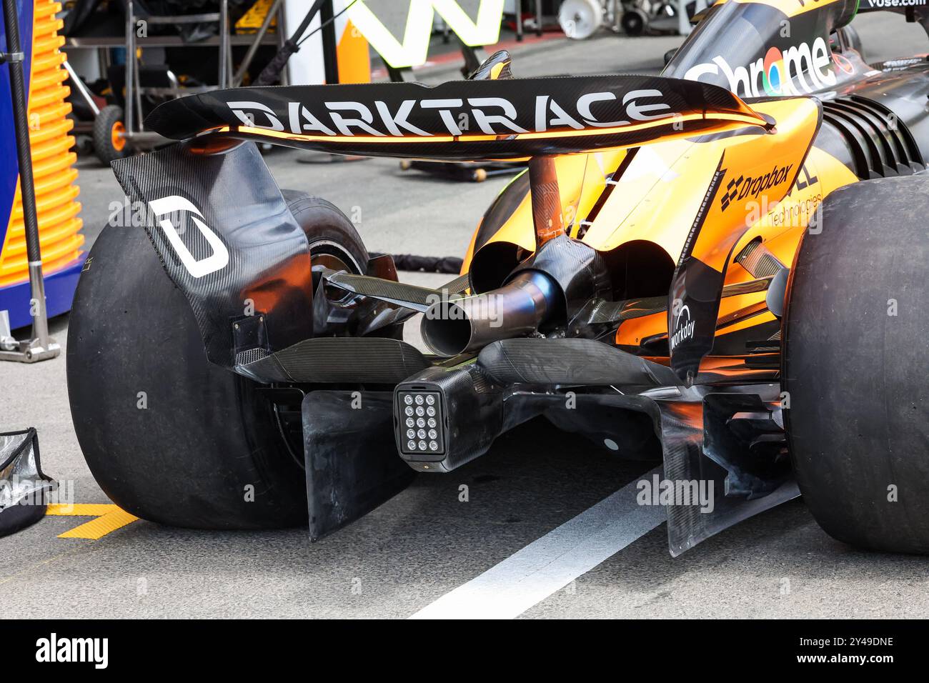 Mclaren rear wing baku hi-res stock photography and images - Alamy