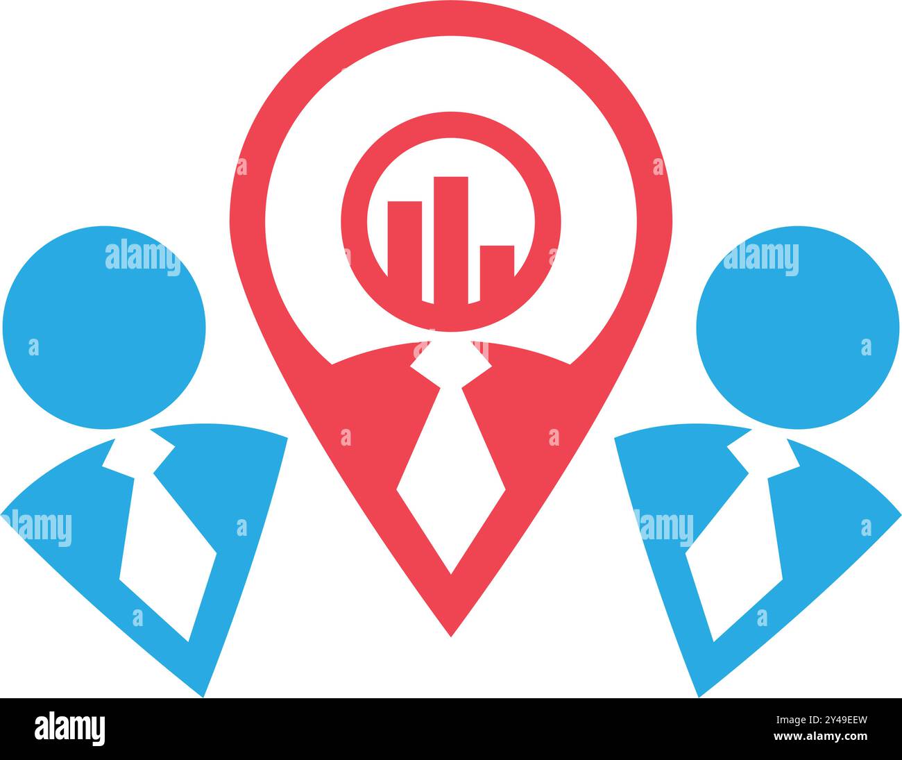 Pointer map icon design template Stock Vector