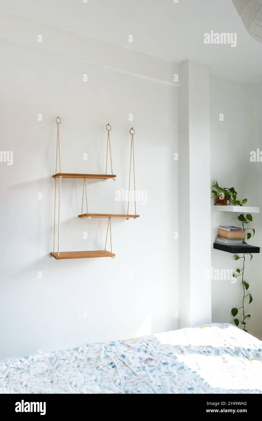 Image showcasing Modern minimalist interior hanging chair hi-res stock photography and ...