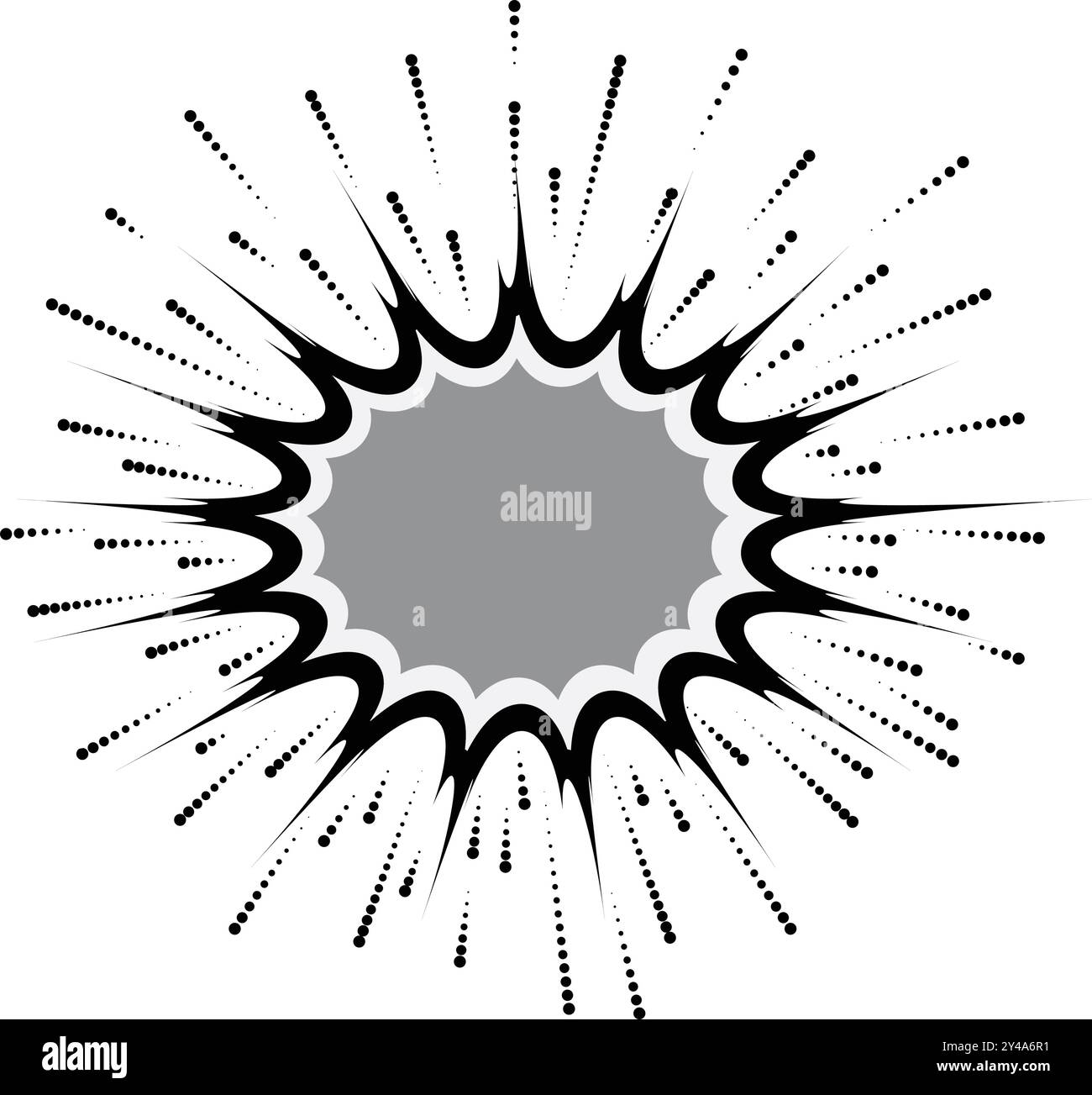 Explosion Pop art cartoon comic isolated. Vector illustration Stock ...