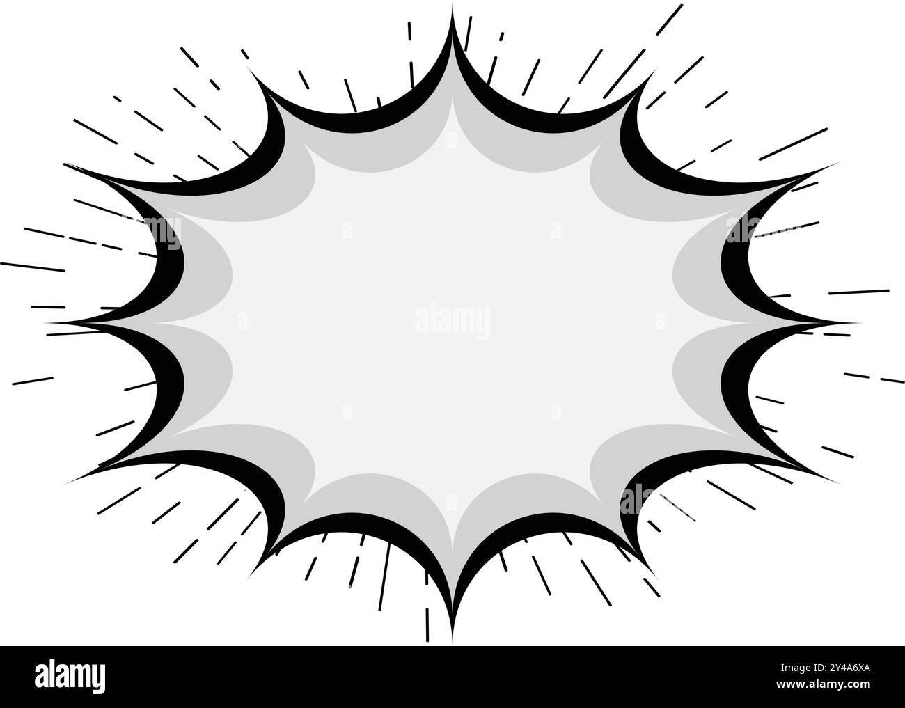 Explosion Pop art cartoon comic isolated. Vector illustration Stock ...