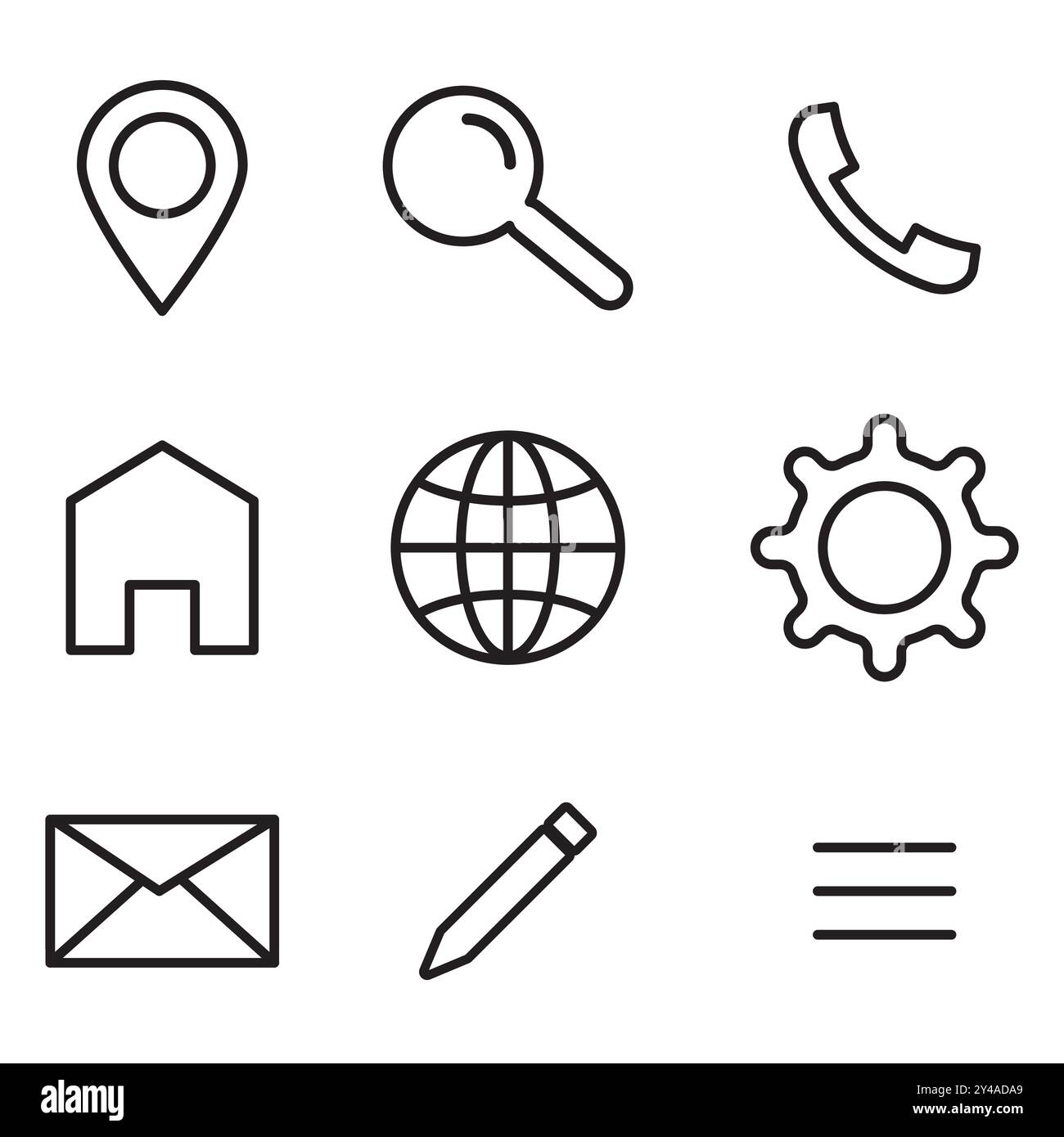 User gear icon simple Stock Vector Images - Alamy