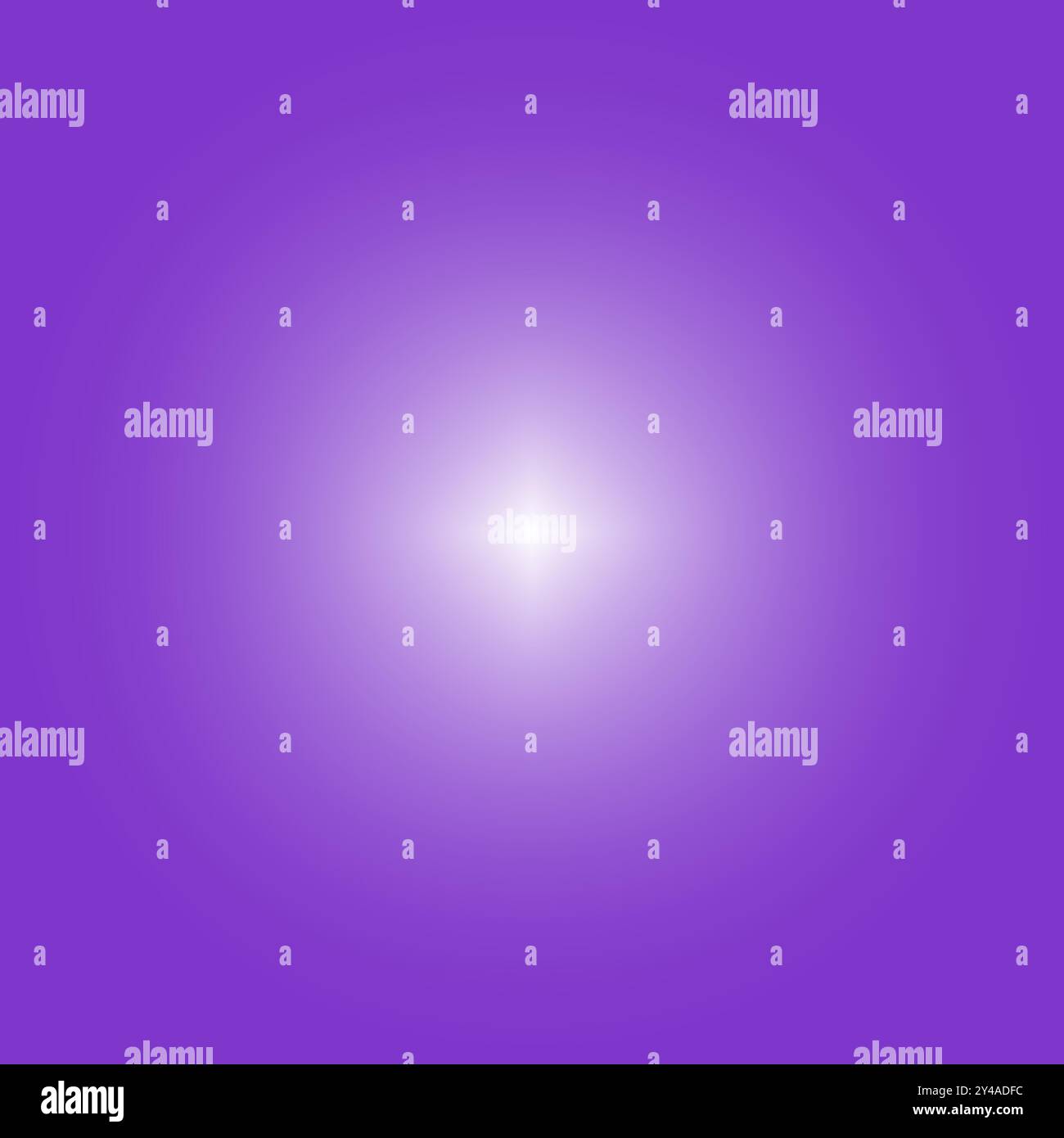 Purple gradient background. Bright white center glow. Smooth radial transition. Abstract vector backdrop. Stock Vector
