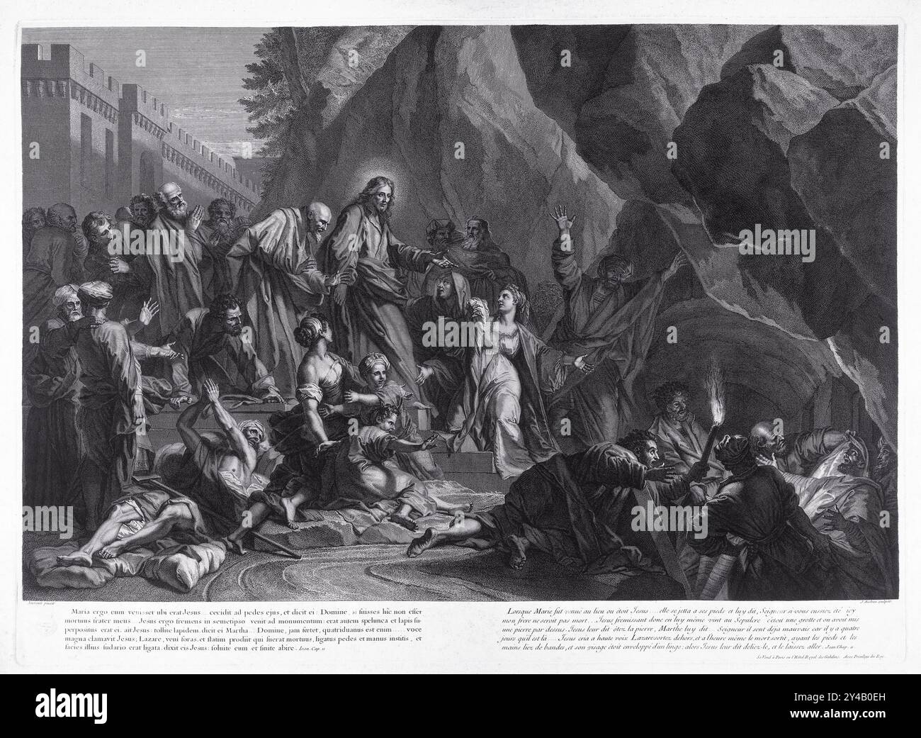 In a powerful moment, Christ commands Lazarus to rise from the tomb ...