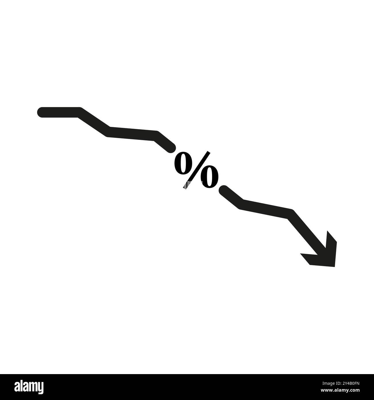 Economic trouble icon hi-res stock photography and images - Alamy