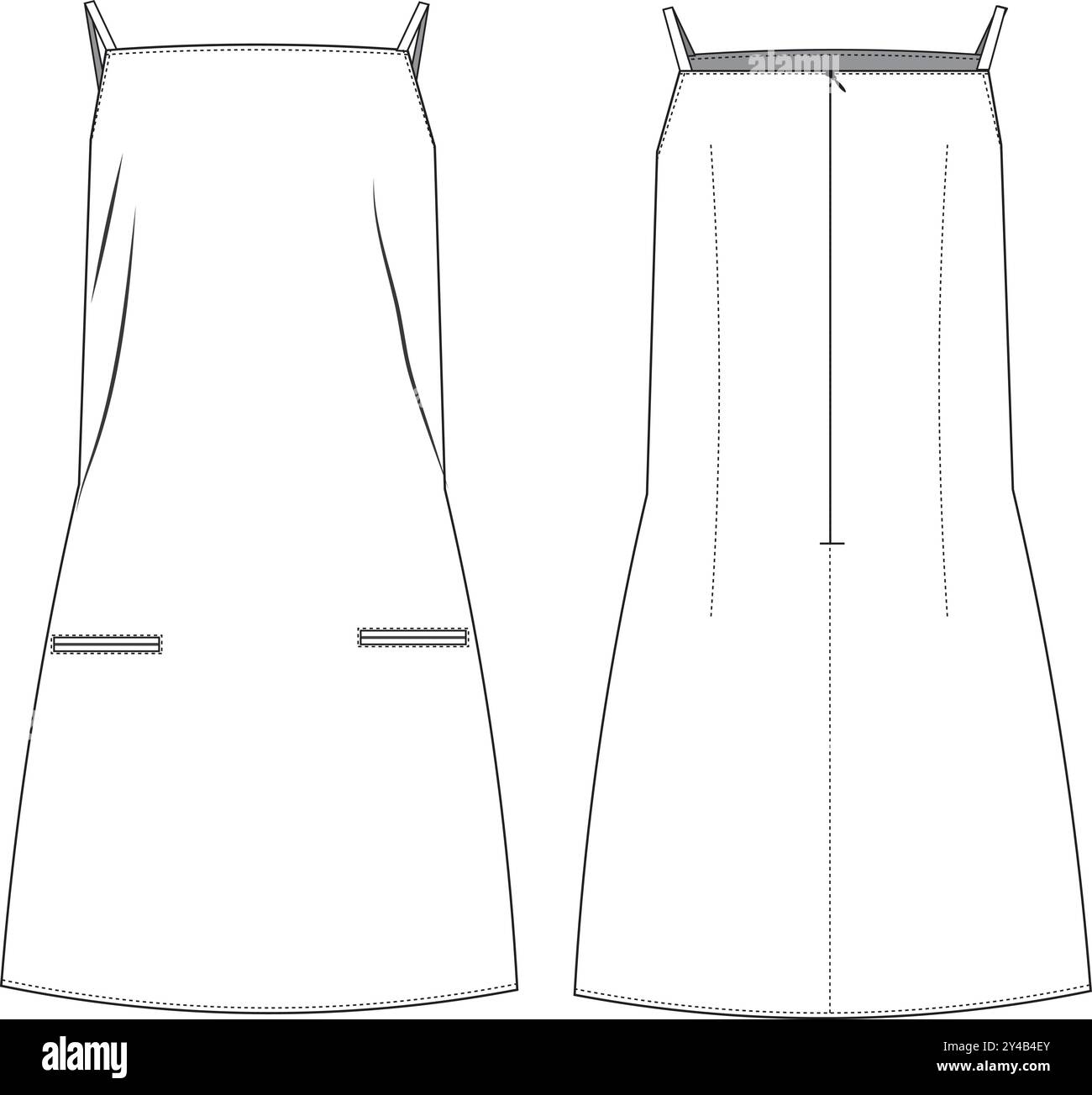 sleeveless-strapped-strappy-square-neck-mini-straight-dress-with-straps-technical-drawing-flat