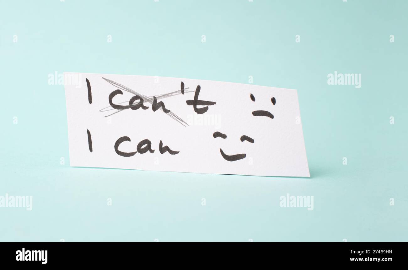 Postive thinking hi-res stock photography and images - Alamy