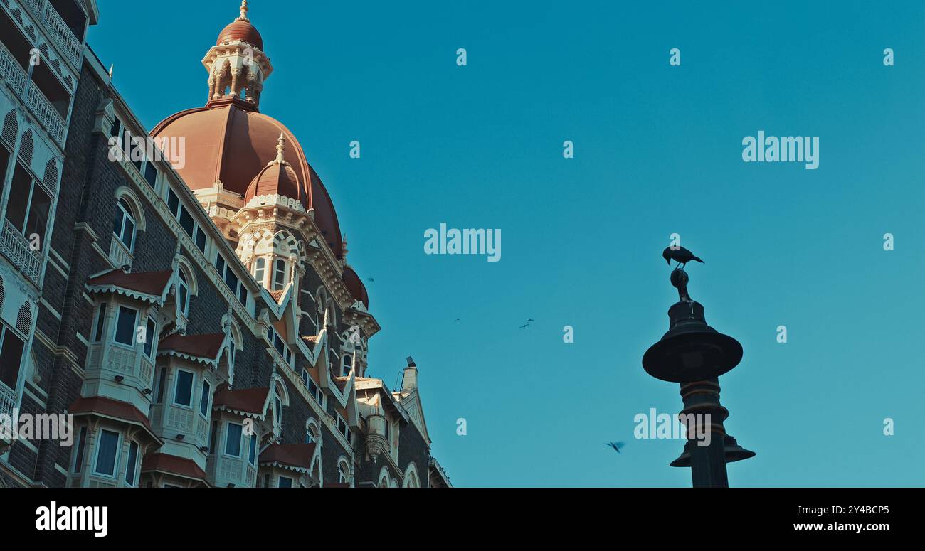 Mumbai, India. Close-up View On Taj Mahal Palace Is Heritage, Five-star ...