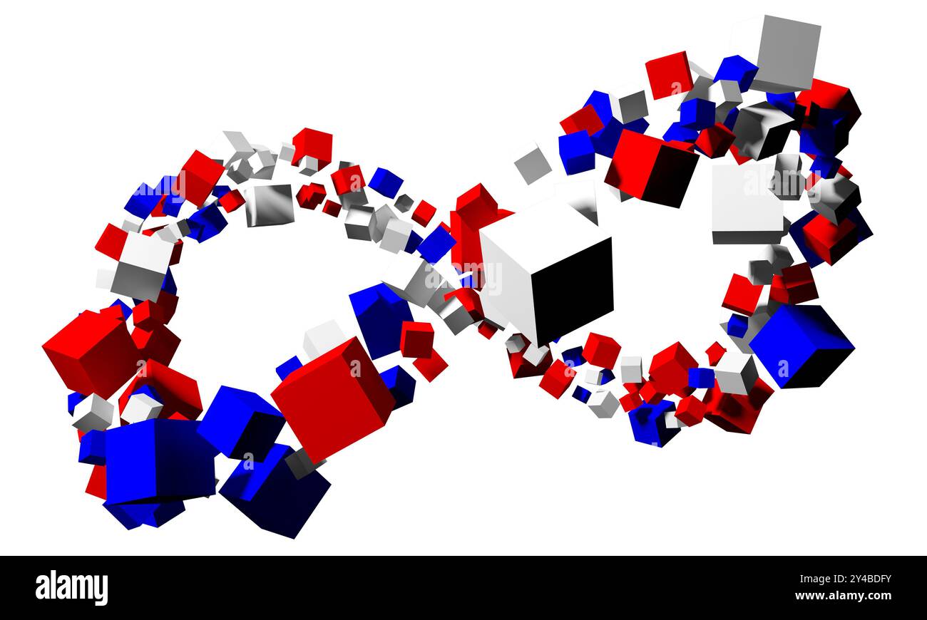 Infinity Cube Graphic Infinity cubes hi-res stock photography and images - Alamy