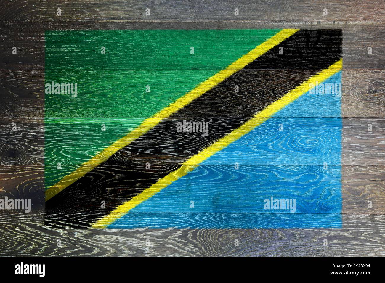 Tanzania flag hi-res stock photography and images - Alamy