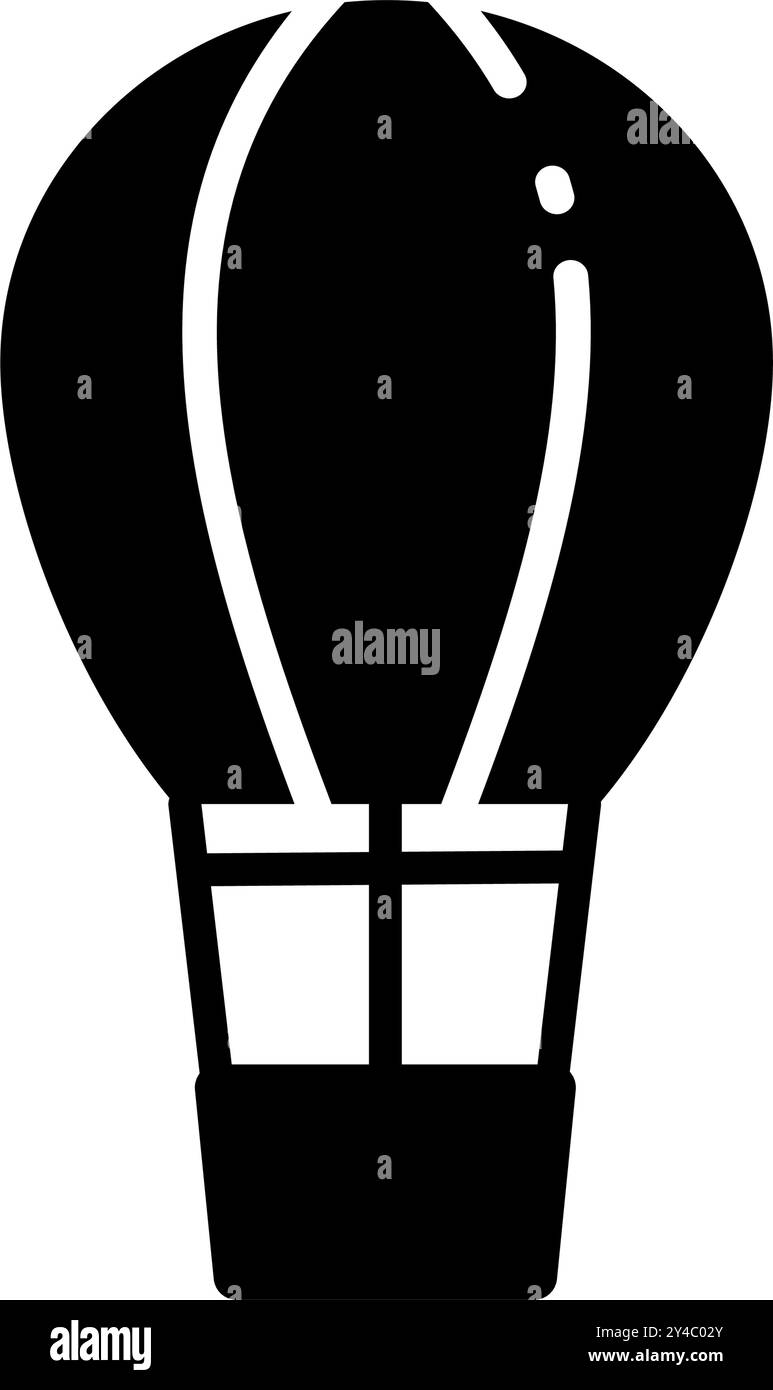 hot air balloon - vector icon Stock Vector Image & Art - Alamy
