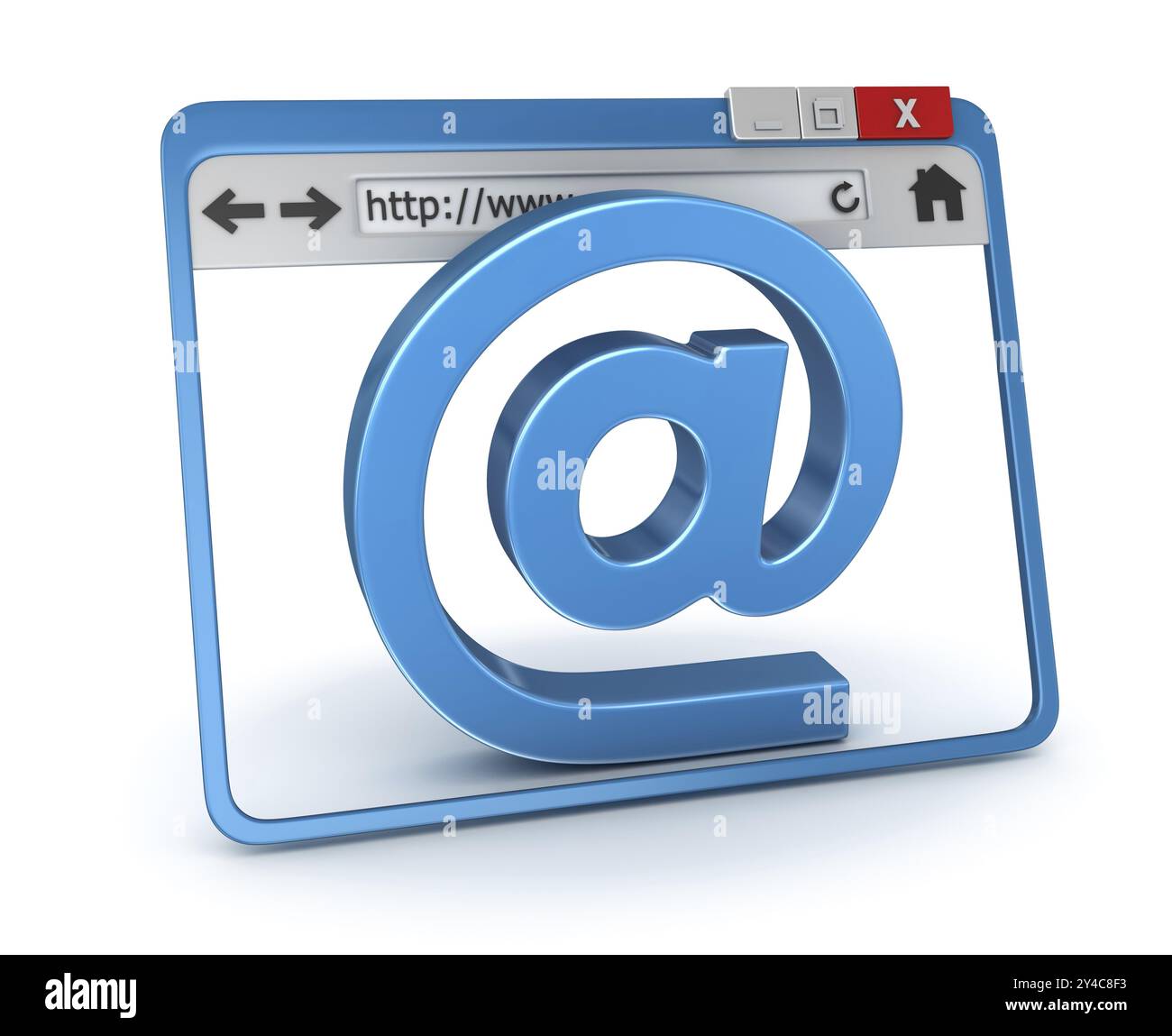 Email Computer Imagine E-Mail Concept, This is a computer generated and 3d rendered picture ...