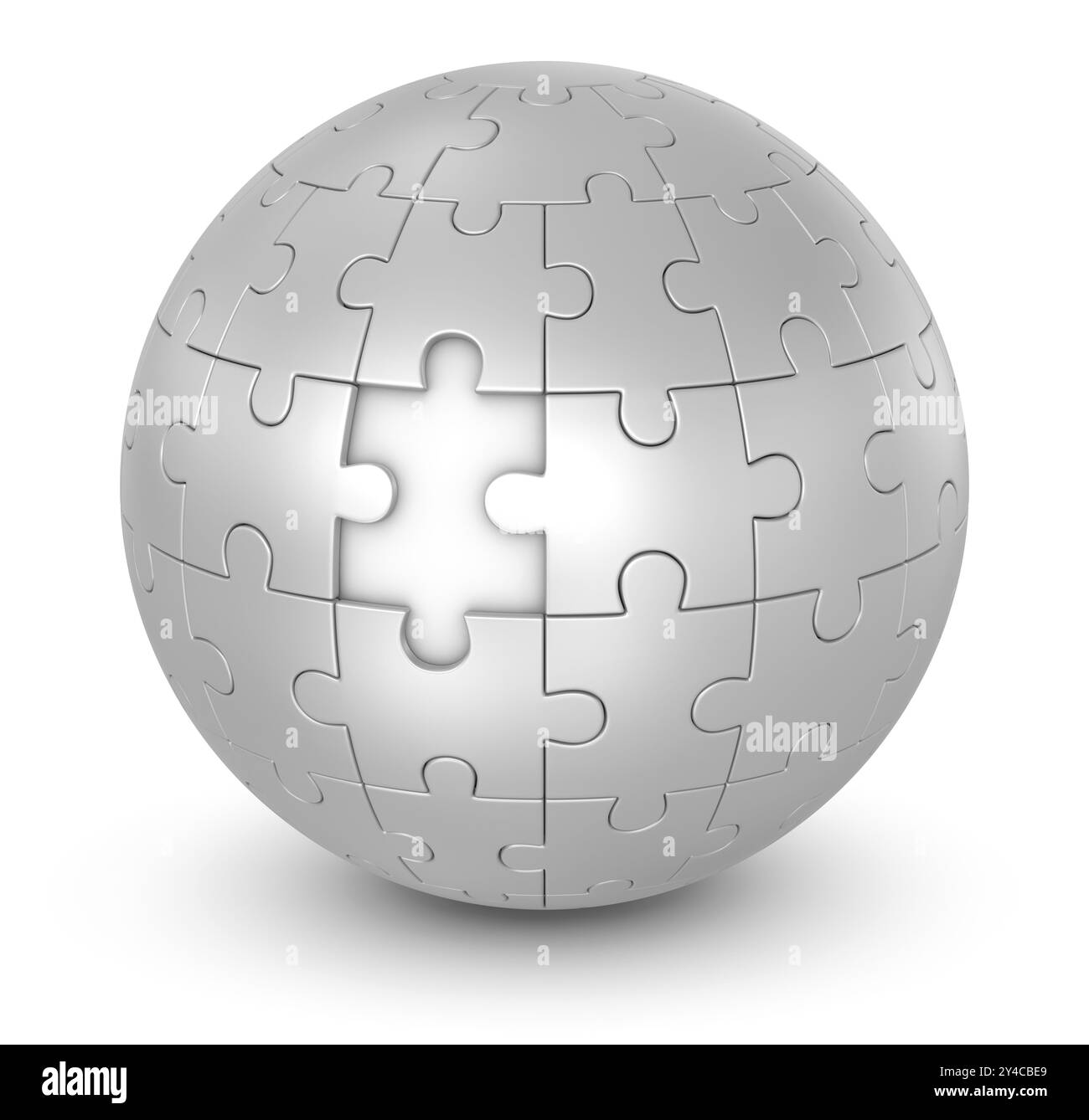 Sphere Puzzle, This is a computer generated and 3d rendered picture ...