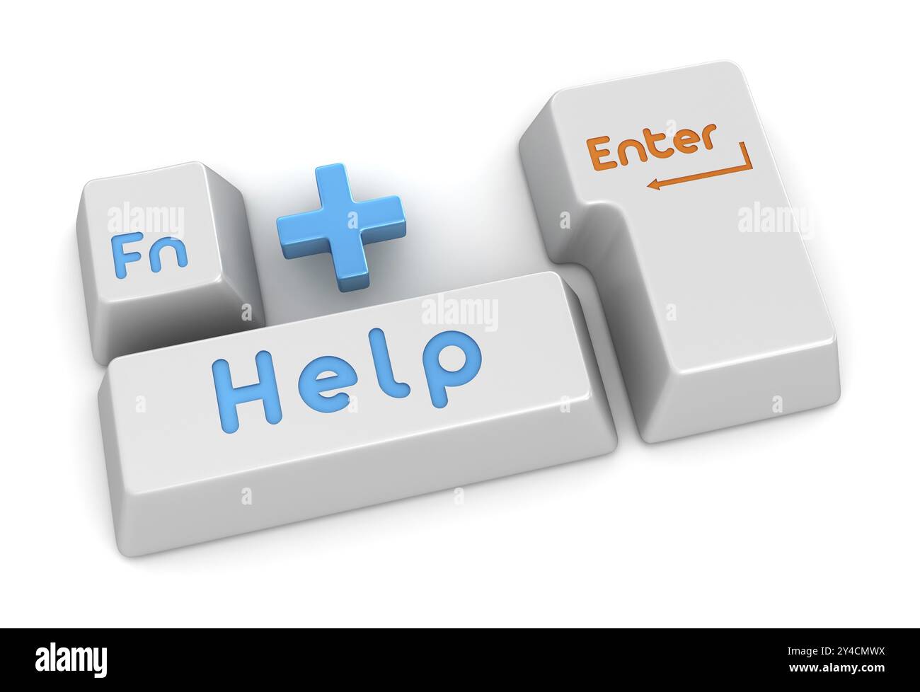 Help button, This is a computer generated and 3d rendered picture Stock ...