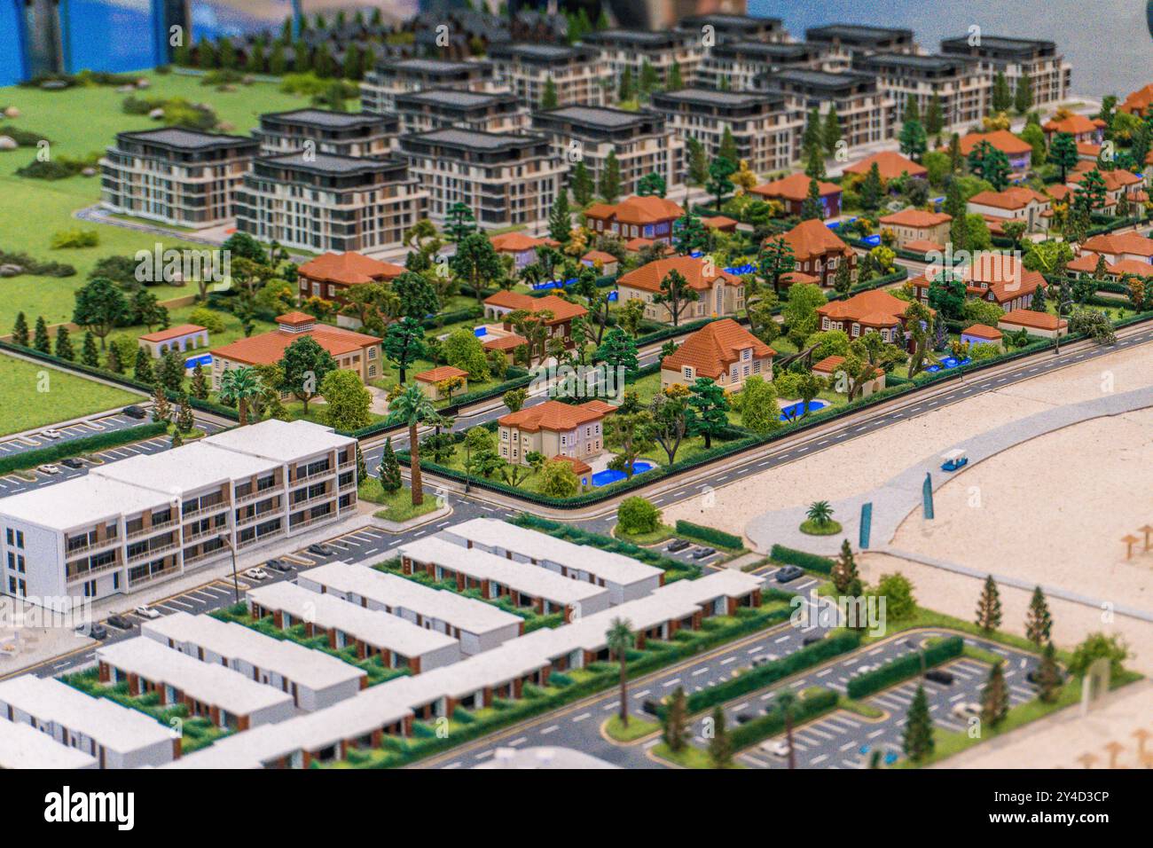 3D Model of Resort and Recreation Center. Baku, Azerbaijan Stock Photo ...