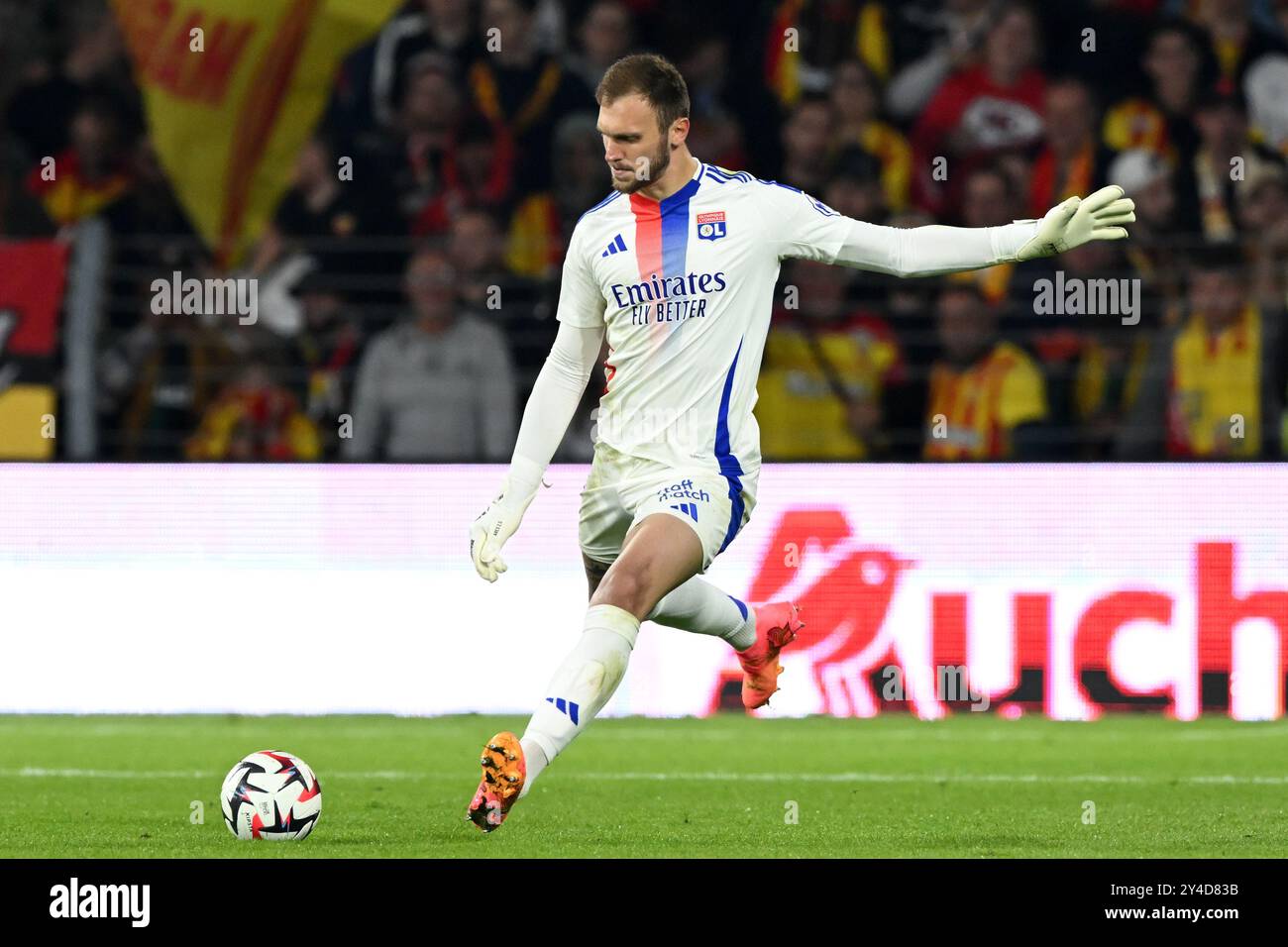 Fanion Olympique Lyonnais (OL) Vs RC Lens – Coupe De France 2013-2014 – Fabriqué En France