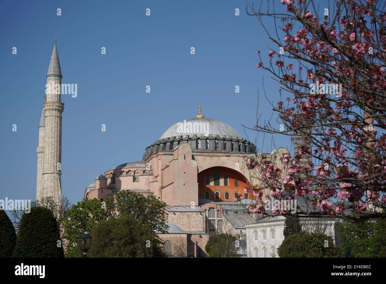 Hagia Sophia Mosque in Sultanahmet, Istanbul City, Turkiye Stock Photo ...