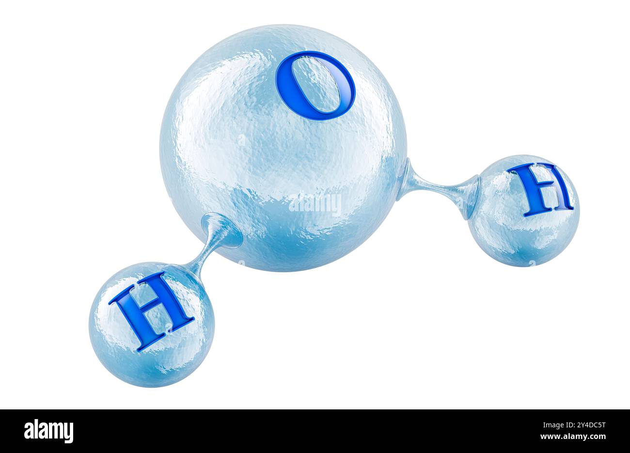 H2o molecule chemical structure Cut Out Stock Images & Pictures - Alamy
