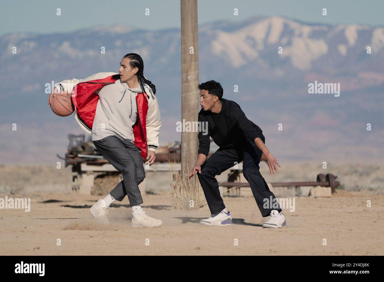 REZ BALL, from left Kusem Goodwind, Kauchani Bratt, 2024. ph Lewis