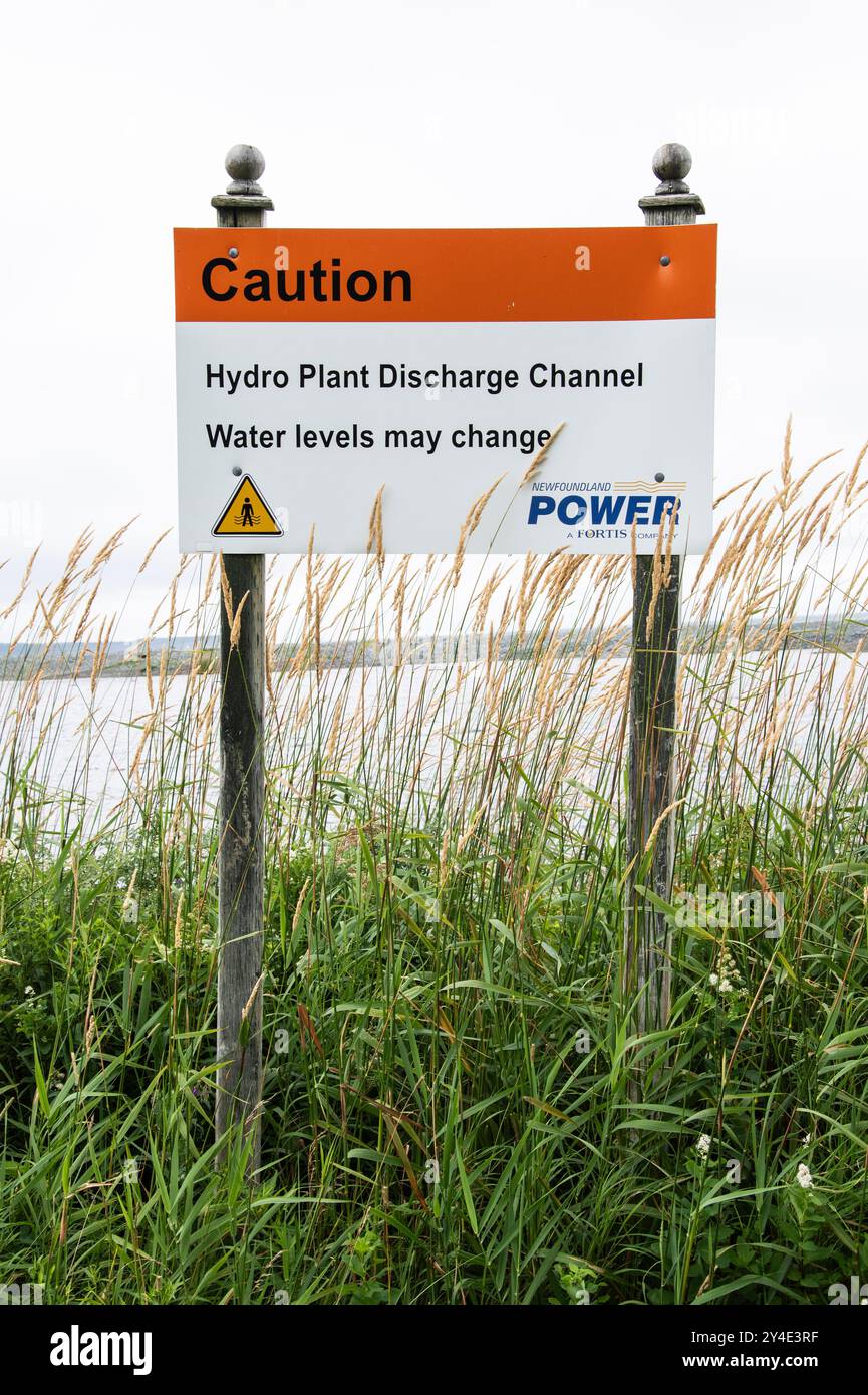 Hydro Interruption Sign Town of north topsail beach hi-res stock photography and images - Alamy