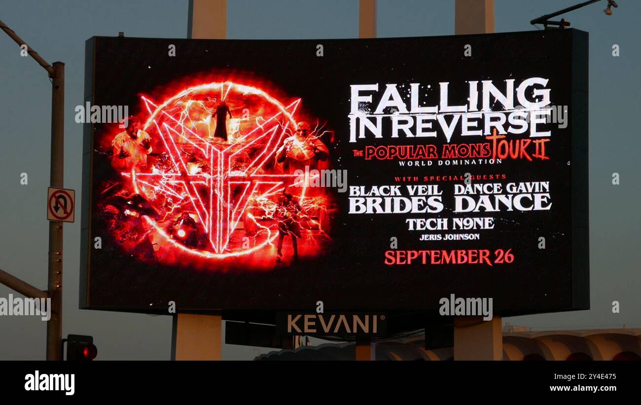 Marquee Reverse Inglewood, California, USA 14th September 2024 Falling In Reverse ...