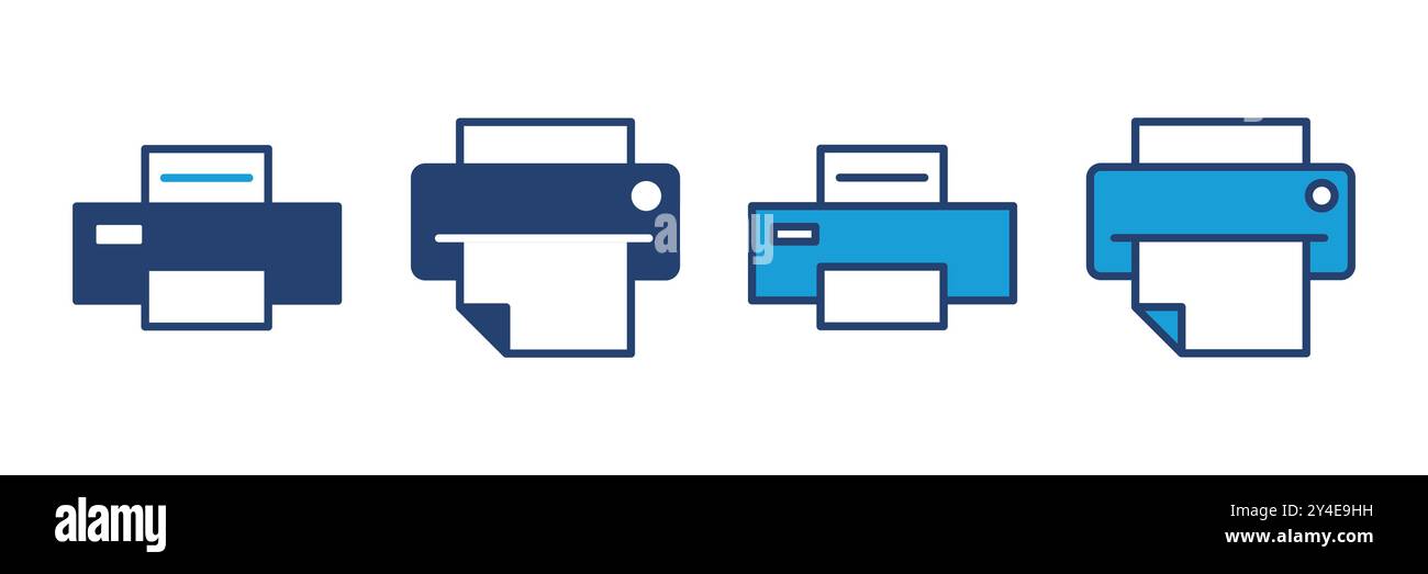 Print icon vector. printer icon vector. Stock Vector