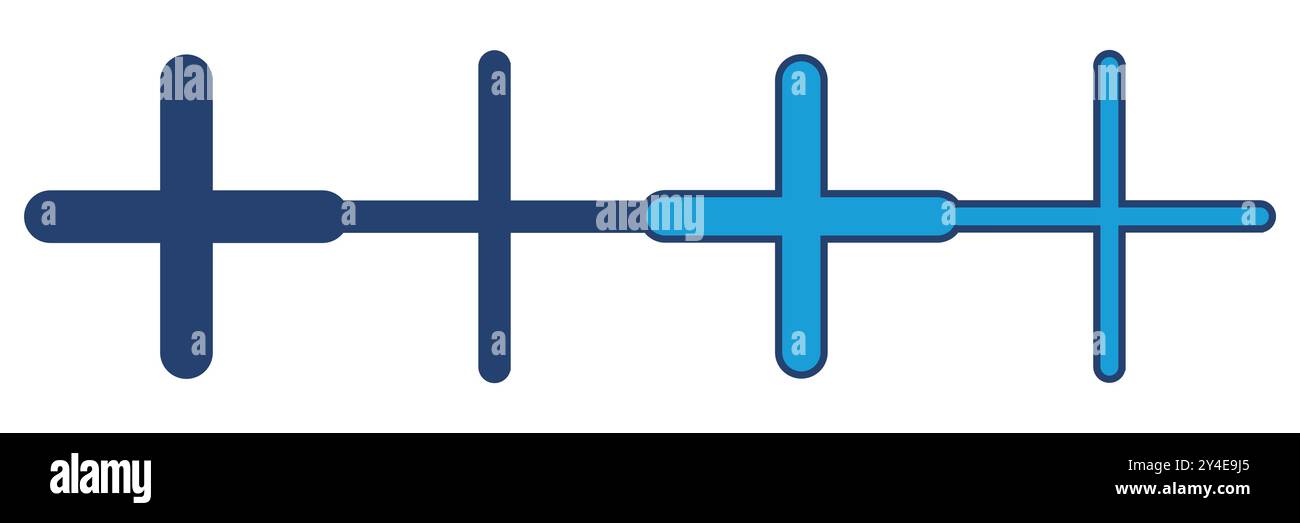 Plus Icon vector. Add plus icon Stock Vector