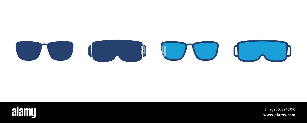 Glasses icon vector. Glasses vector icon Stock Vector