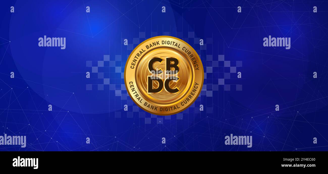 Digital bank cbdc digital currency Stock Vector Images - Alamy