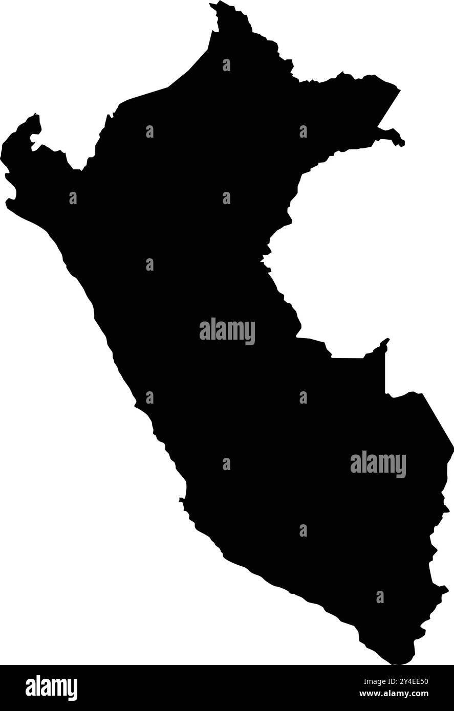 Map of peru and black line hi-res stock photography and images - Alamy