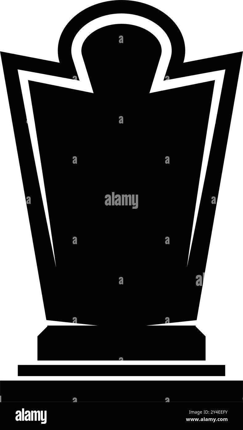 tombstone icon illustration design Stock Vector Image & Art - Alamy