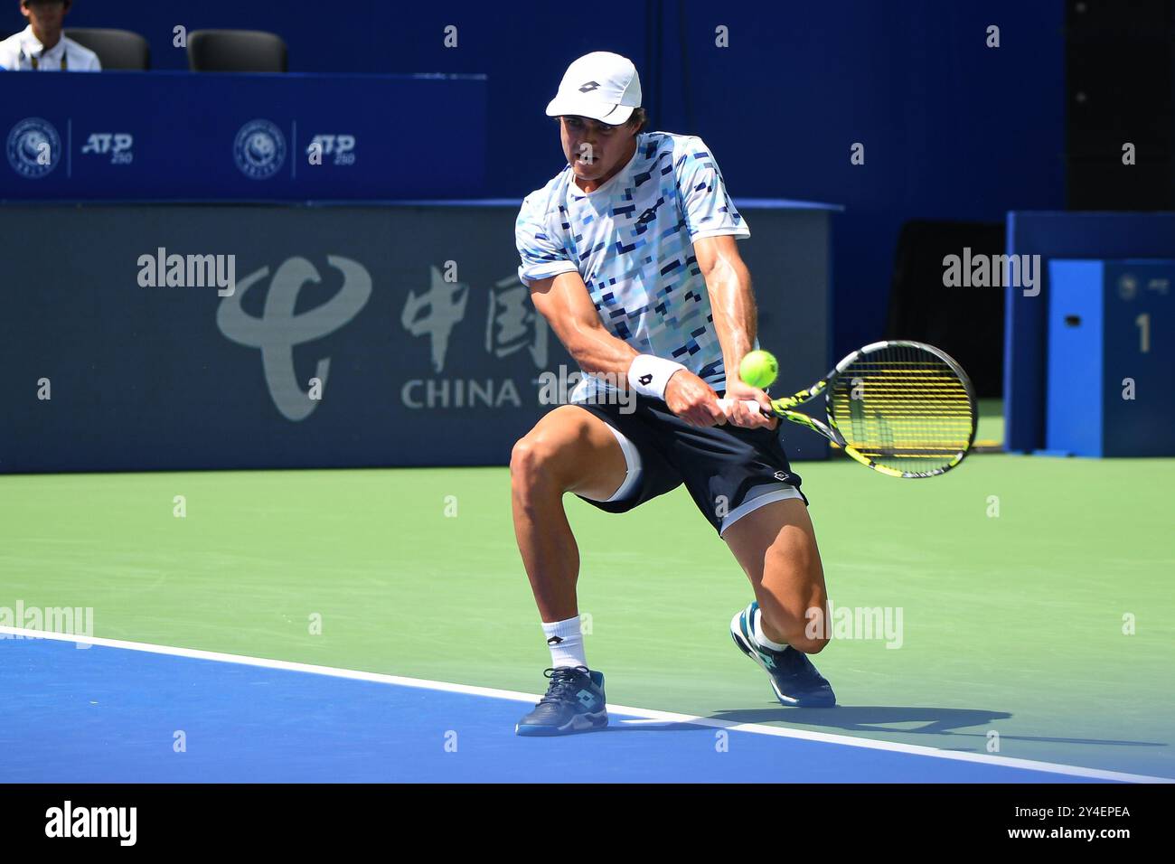 Chengdu, China. 18 September, 2024. Adam WALTON of Australia during the Day 2 of ATP 250 Chengdu Open 2024  at Sichuan International Tennis Centre. Credit: Meng Gao/Alamy Live News Stock Photo