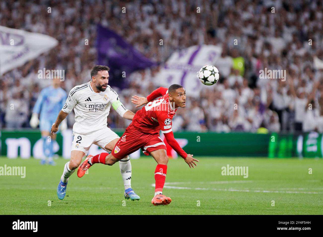 Madrid, Spain. 17th Sep, 2024. Enzo Millot of VfB Stuttgart in action during the UEFA CHAMPIONS