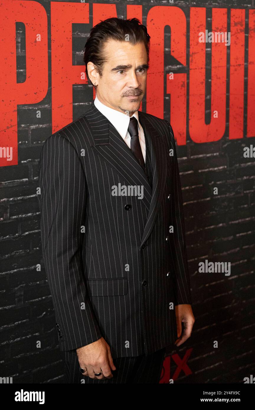 Colin Farrell bei der Premiere der HBO Max Miniserie The Penguin im ...