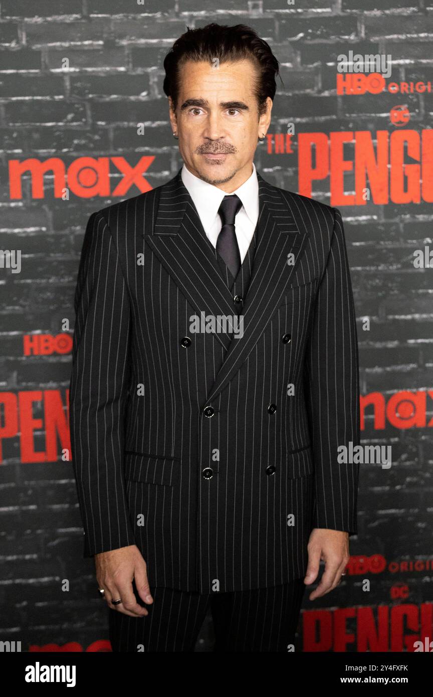 Colin Farrell bei der Premiere der HBO Max Miniserie The Penguin im ...