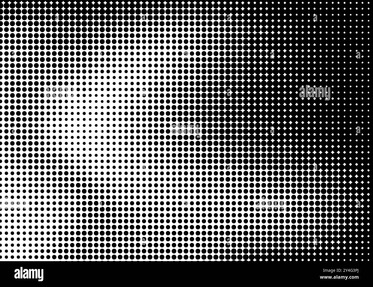 Halftone gradient in black and white for background design Stock Photo ...
