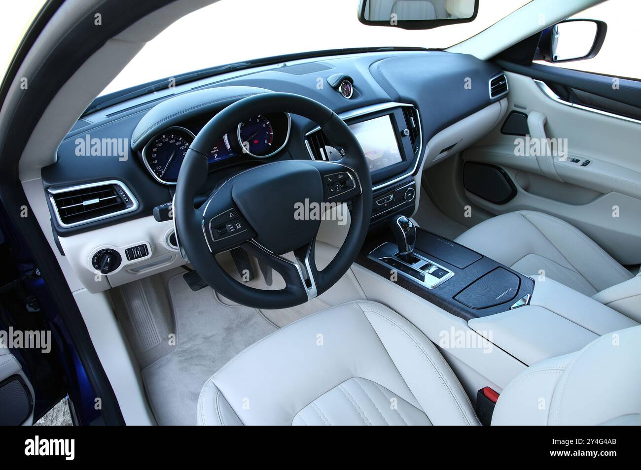The inside of the car, front view Stock Photo - Alamy