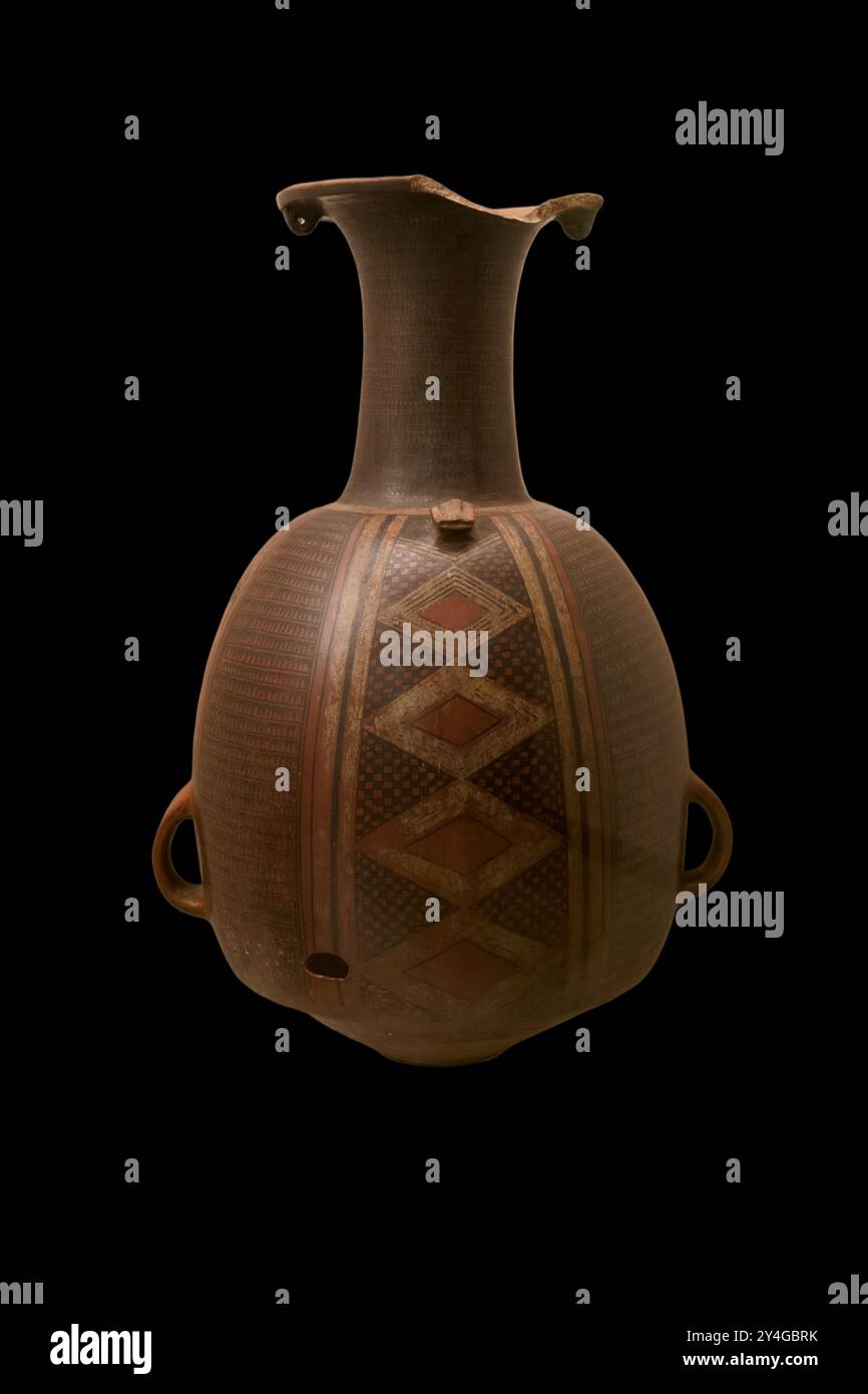 old antique handcrafted vessel from South America Stock Photo - Alamy