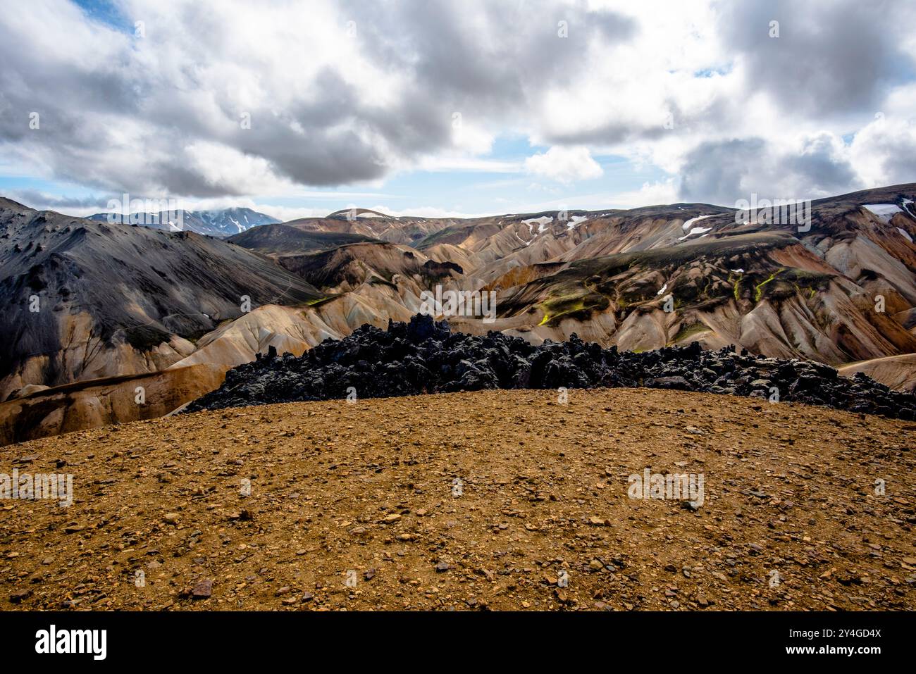 the multicolored rhyolite mountains, vast expanses of lava and hot ...