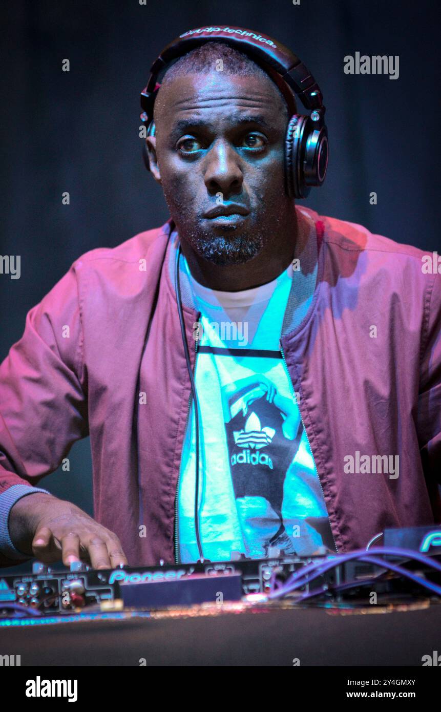 Idris Elba, V2013, Hylands Park, Chelmsford, Essex, Britain - 17 August 2013 Stock Photo