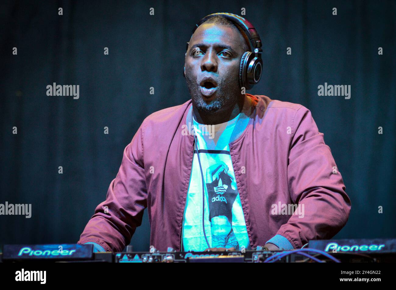 Idris Elba, V2013, Hylands Park, Chelmsford, Essex, Britain - 17 August 2013 Stock Photo