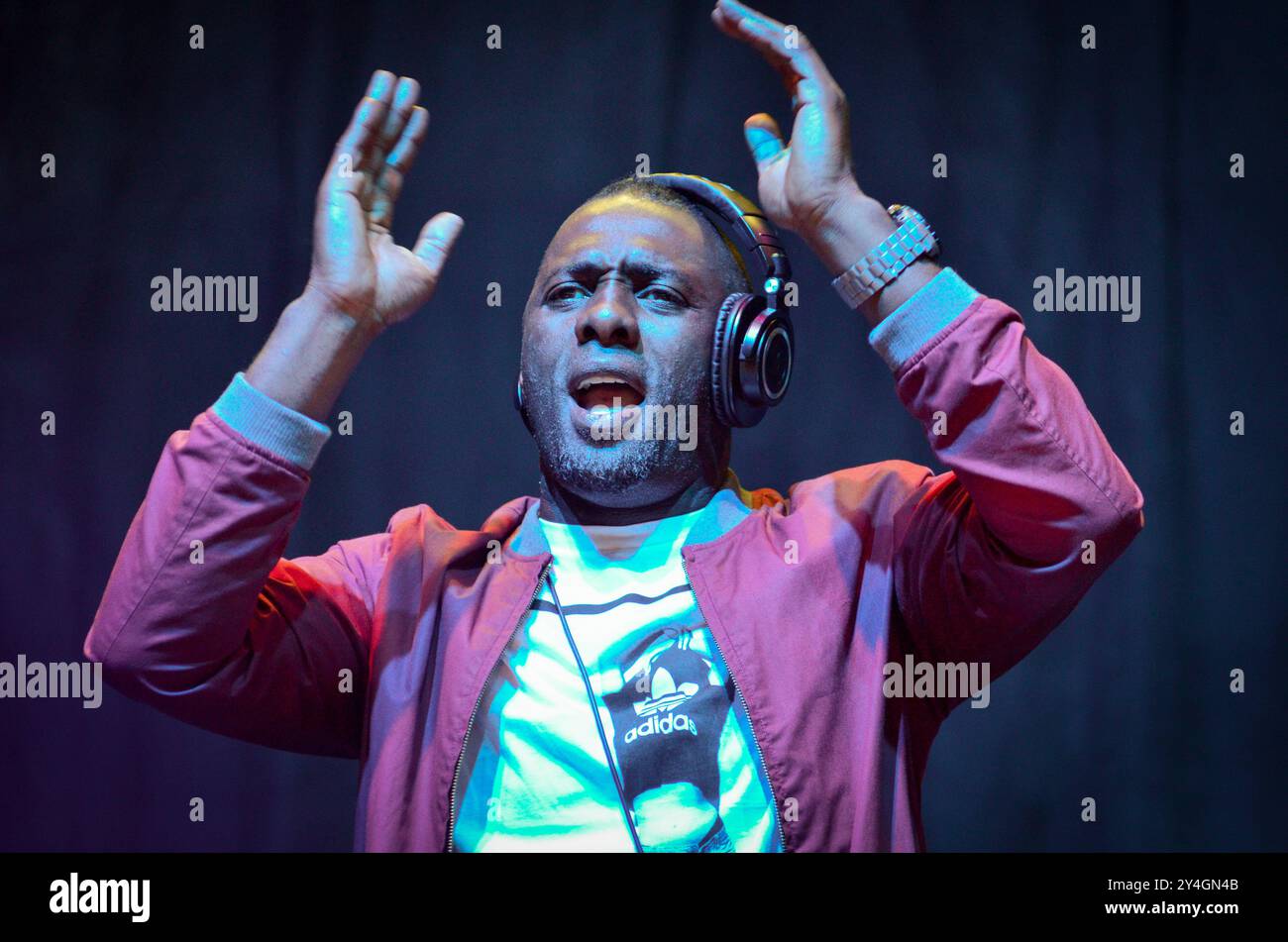Idris Elba, V2013, Hylands Park, Chelmsford, Essex, Britain - 17 August 2013 Stock Photo