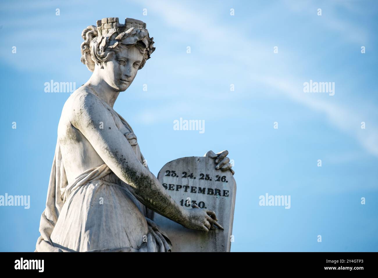 The name of the square and the monument at its center are dedicated to ...