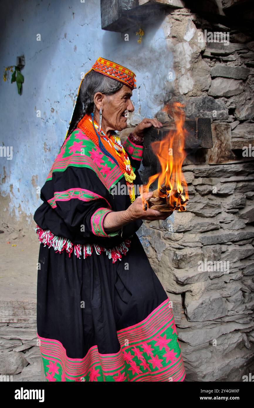 Pakistan, Rambur village Stock Photo - Alamy